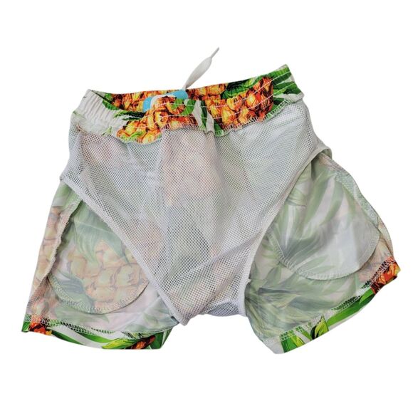 IFFEI Boys "Family Matching" Pineapple Print Swim Shorts, Size 3T-4T - Picture 5 of 9